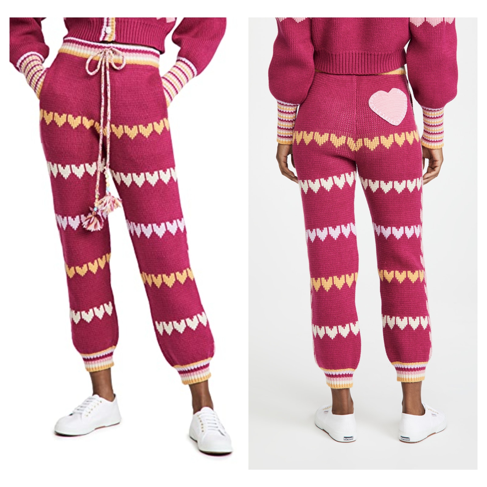 NWT LOVESHACKFANCY Chabela Knit Pants Size Large