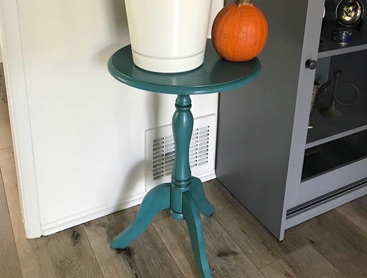 Boho wood Farmhouse end Table Nightstand coffee table sofa table