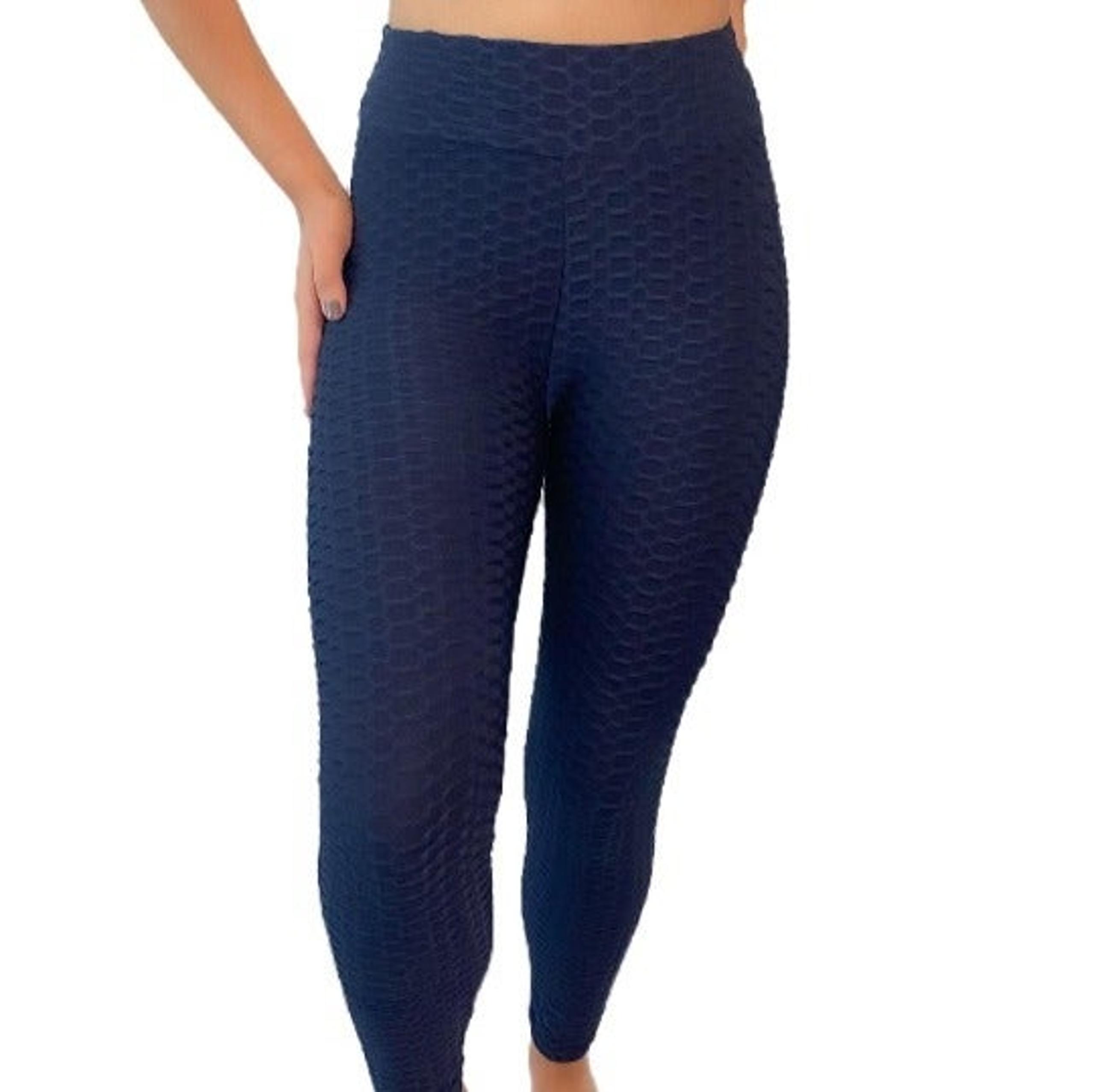 Women's activewear workout honeycomb bubble classic leggings. Yoga pants