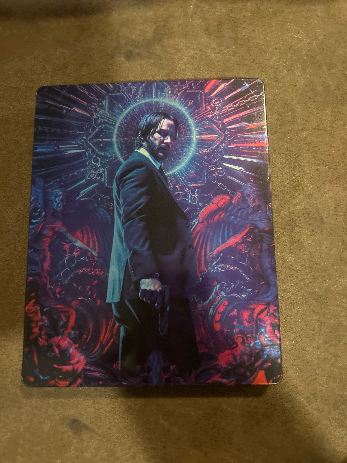 John Wick 4K first 3 movie steelbook