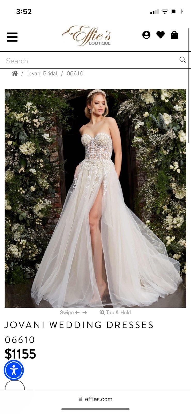 Brand new beautiful Jovani dress never wore with Tags I did add a swoopy sleeve