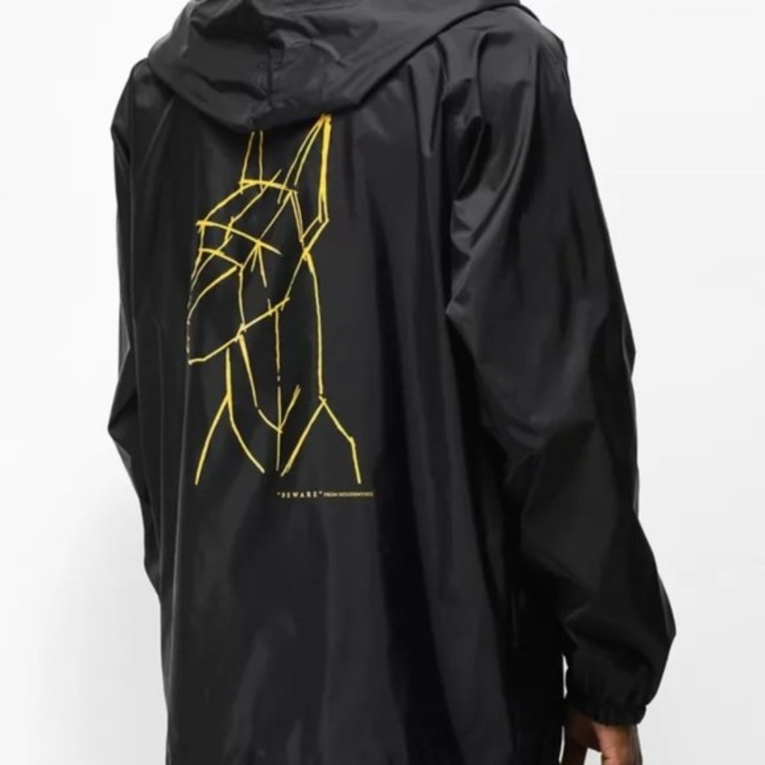 moodswings beware black anorak jacket