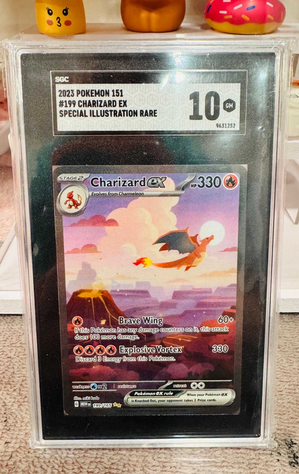 Charizard Ex 199 SGC 10