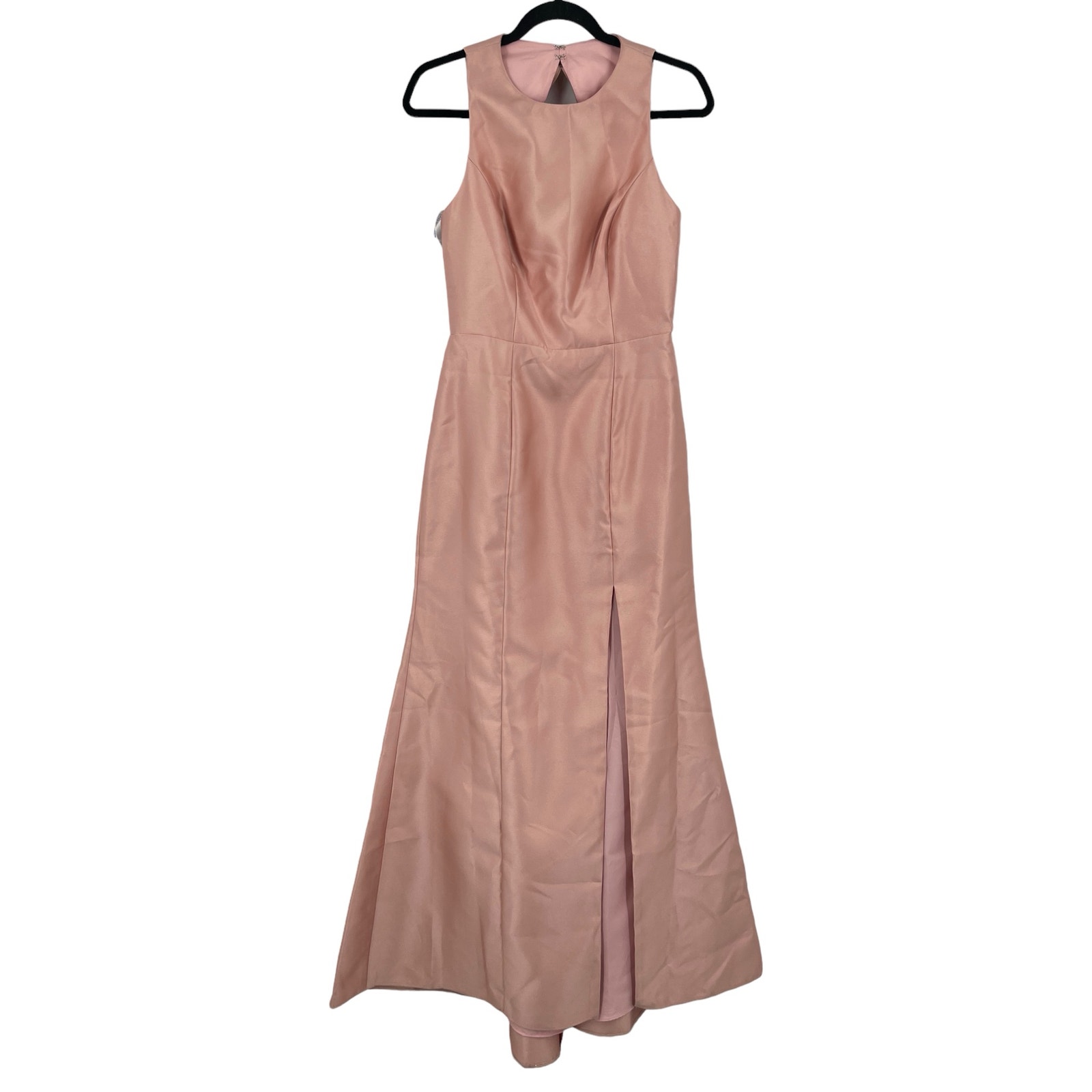 Alfred Sung dress D824 Jewel neck bowed open back trumpet size 6
