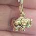 3d 14k gold good luck elephant charm