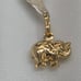 3d 14k gold good luck elephant charm