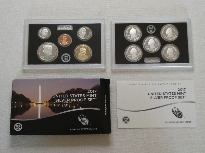 2017 U.S Mint Silver Proof Set with COA