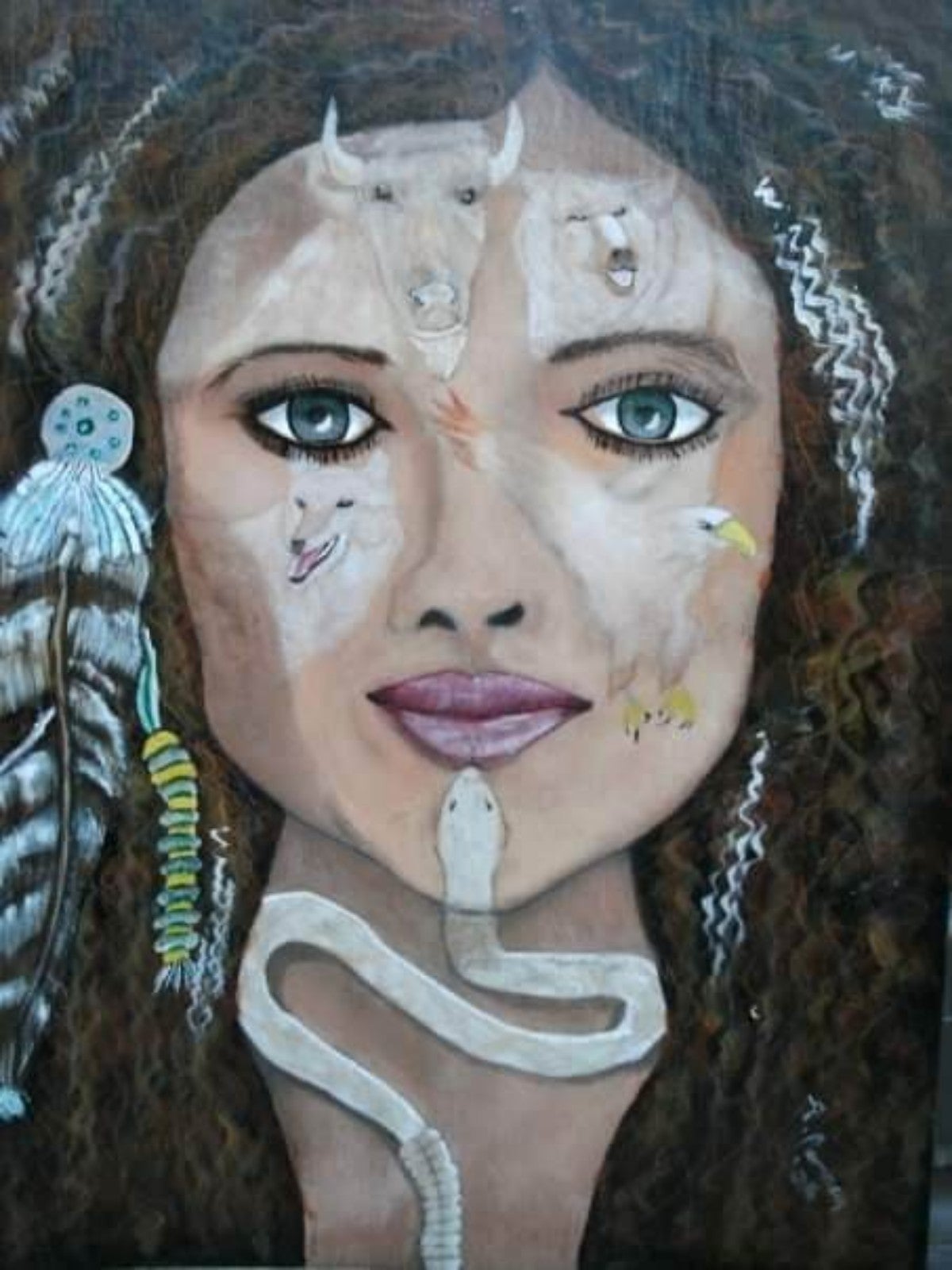 Hand painted by me acrylics paintings
