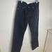 Levis 550 Jeans Men 36 x 34 Black Dark Wash Regular Straight Denim Red Tab Marl
