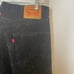 Levis 550 Jeans Men 36 x 34 Black Dark Wash Regular Straight Denim Red Tab Marl