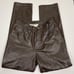 Vintage brown leather pants