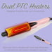 Heated Styling/Curling Iron Brush | 3-in-1 Ceramic 1 inch Ionic Hair Curler