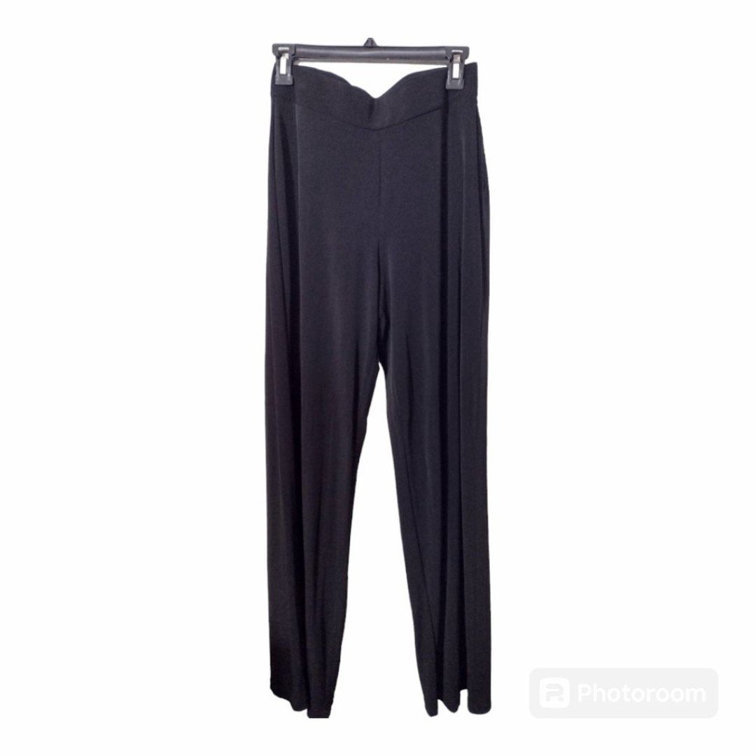 JM Collection Deep Black Size M Pull On Dress Knit Tummy Control Leggings New