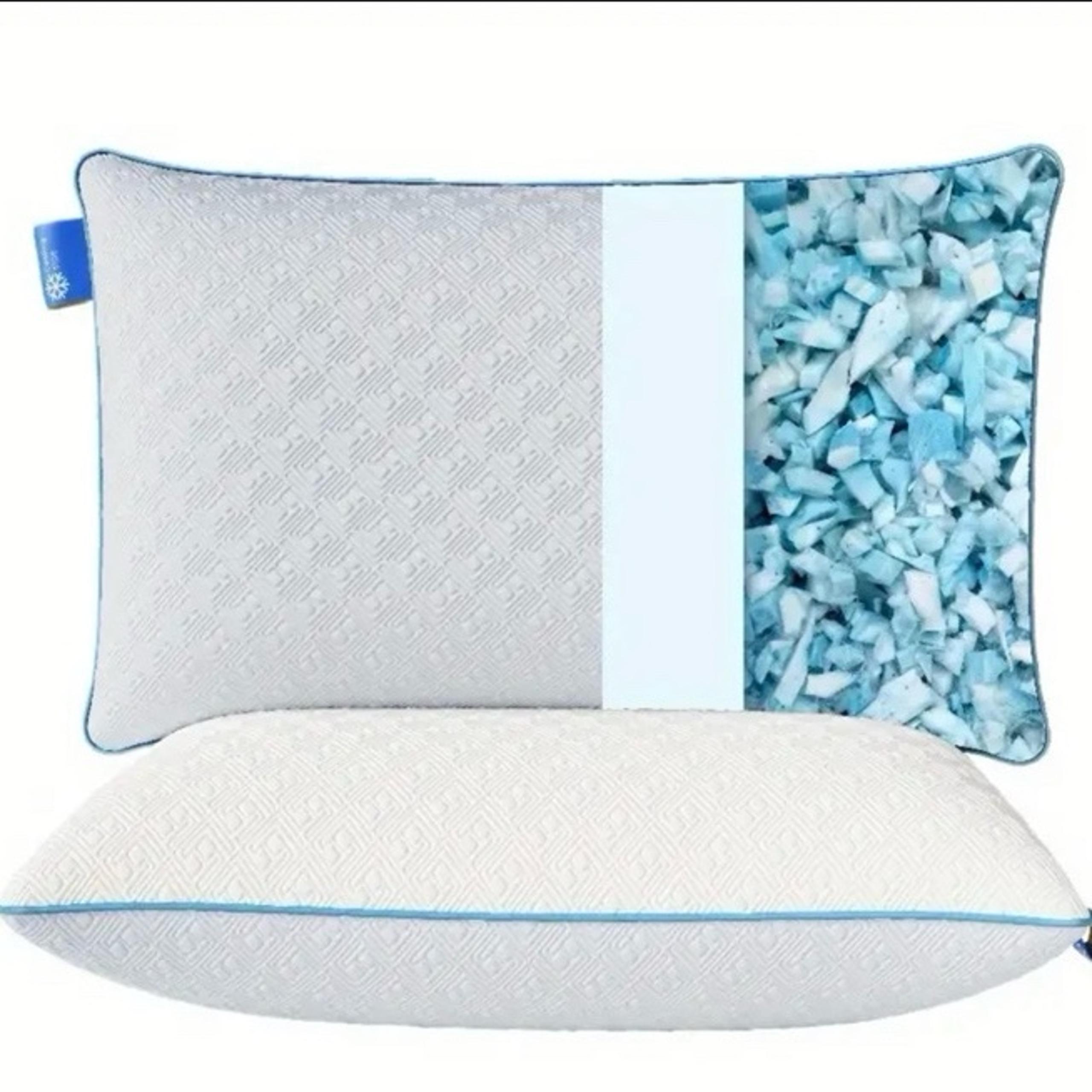 Cooling Gel Pillows 2-Pack - Breathable Pressure Relief for All Sleeping Positio