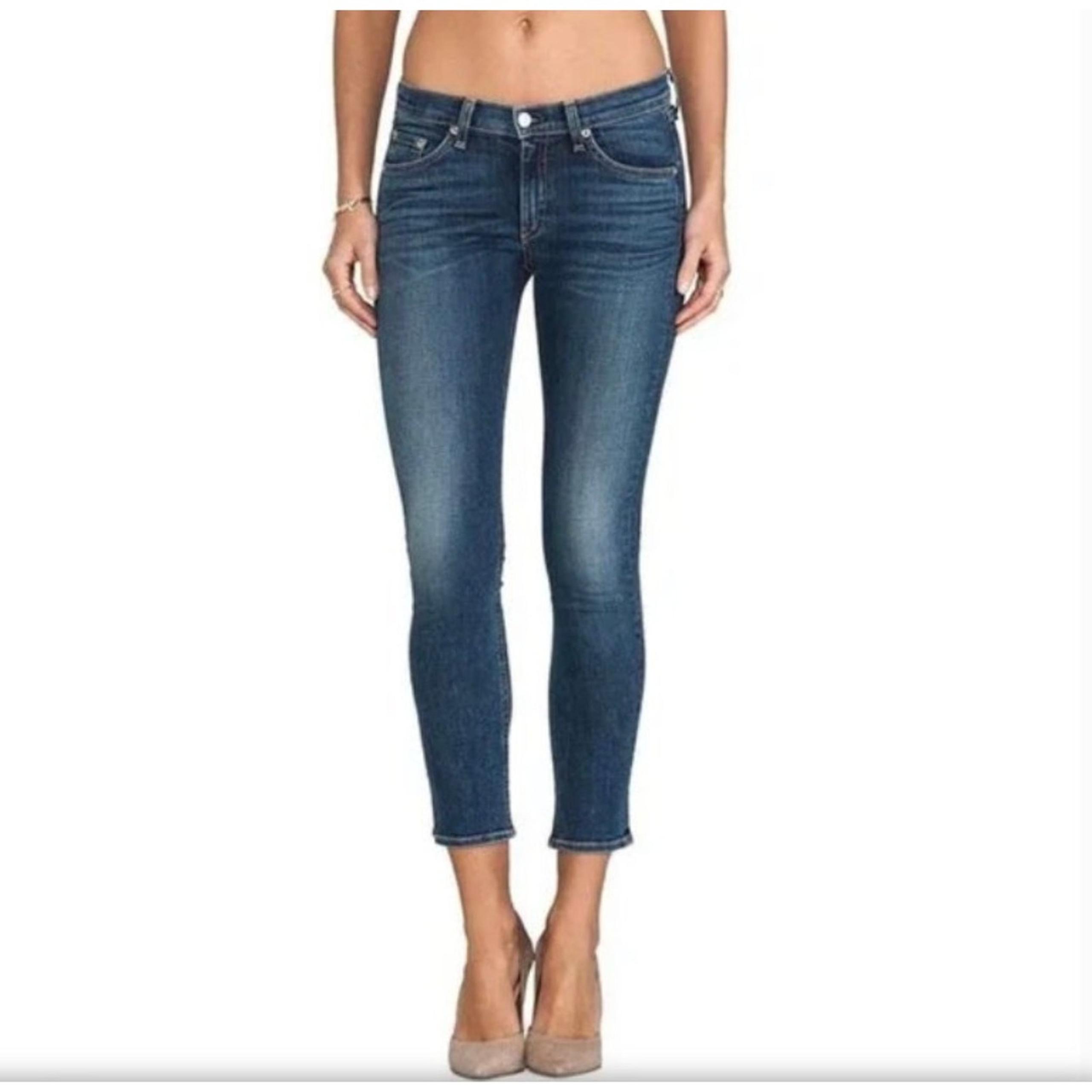 Rag & Bone Womens Capri Cropped Ankle Jeans in Sonoma - Size 26