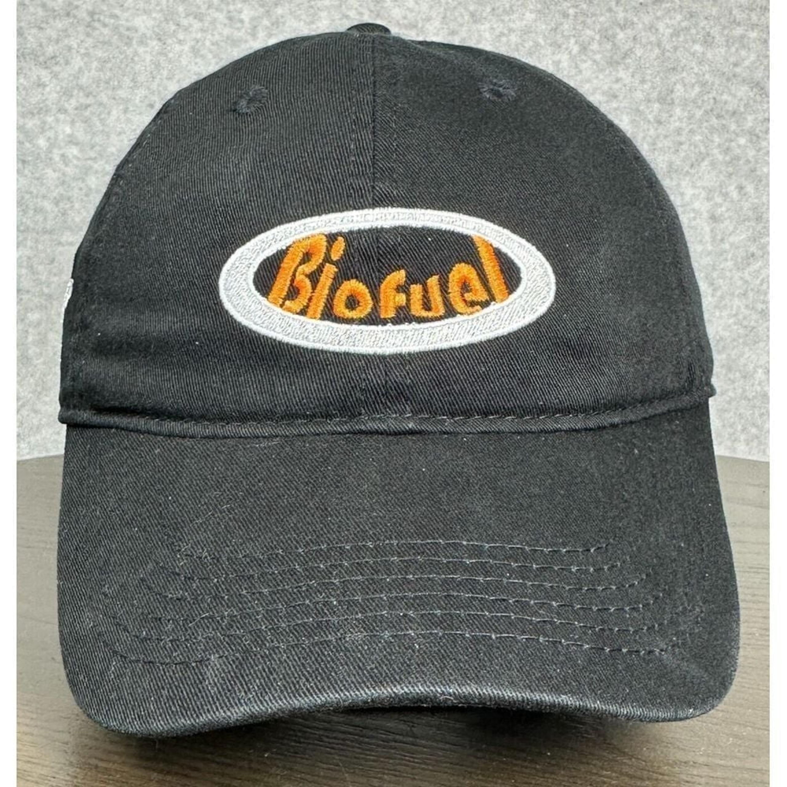 Biofuel Adjustable Strapback Baseball Hat Authentic Pigment Cap Men Black Cotton