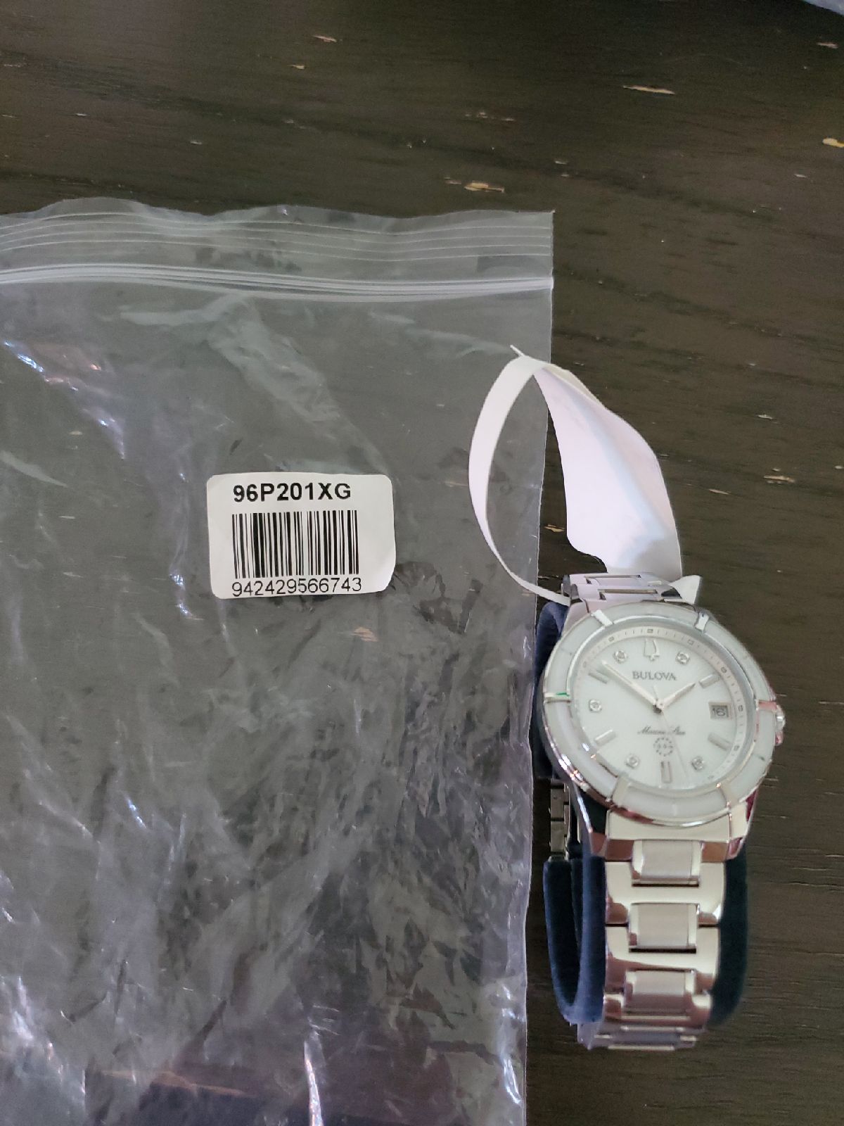 Bulova watch silver watch for women