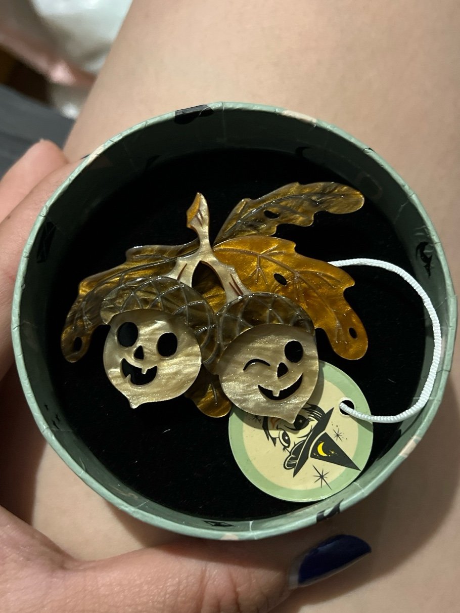 Erstwilder acorn afterlife brooch