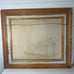 Vintage Winter Scene Painting on Canvas Framed Wall Hanging | Gallery Wall