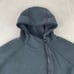 Nike Hoodie Women Medium Faded Black Tech Fleece Cover Cape Jacket Zip Thumbhole