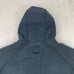 Nike Hoodie Women Medium Faded Black Tech Fleece Cover Cape Jacket Zip Thumbhole