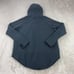 Nike Hoodie Women Medium Faded Black Tech Fleece Cover Cape Jacket Zip Thumbhole