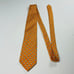Brooks Brothers 346 Tie Men's Foulard Geometric Orange Yellow Saliboats Silk USA