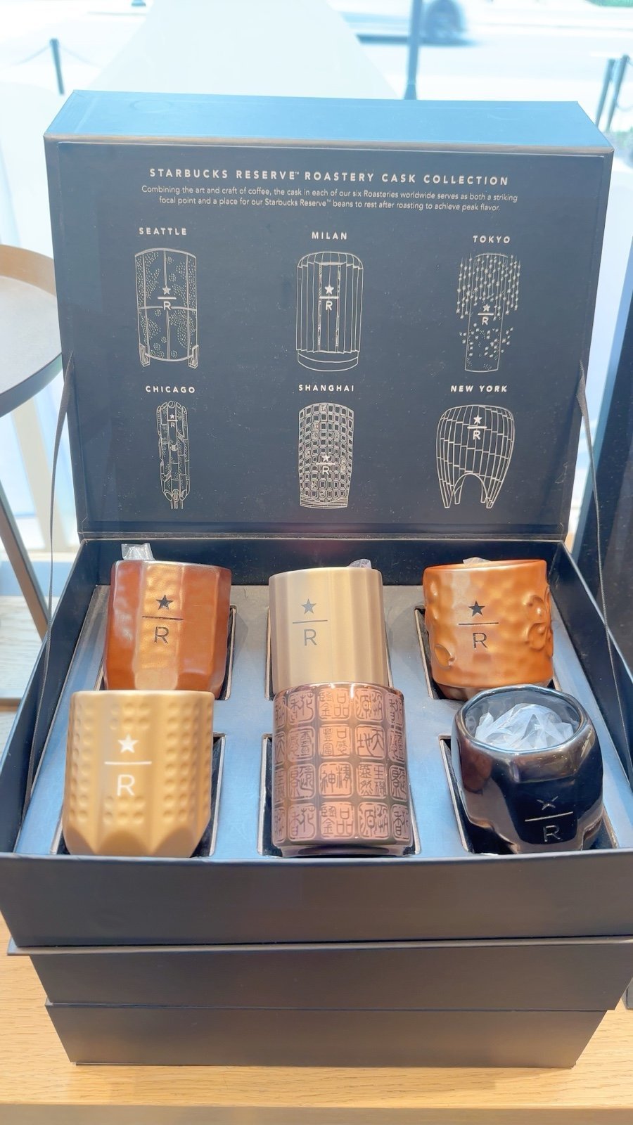 Starbucks Reserve Roaster Cask Collection set of 6