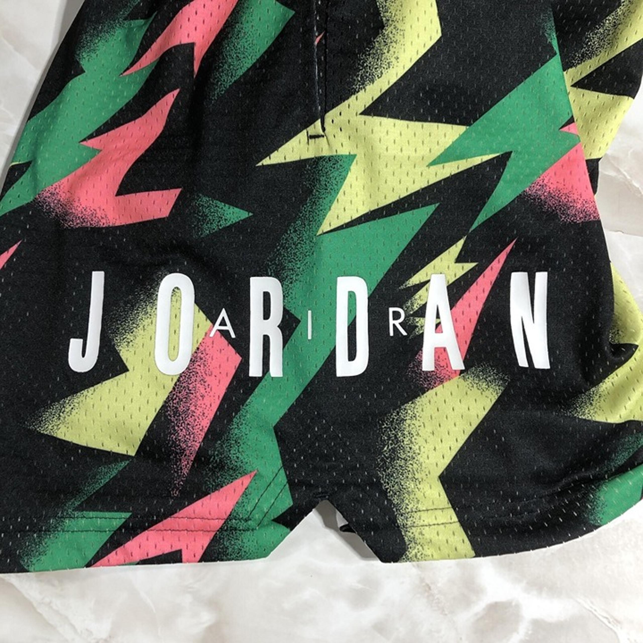 Nike Men's Jordan MJ Jumpman Air Mesh Nylon All Over Print Shorts Sz XXL