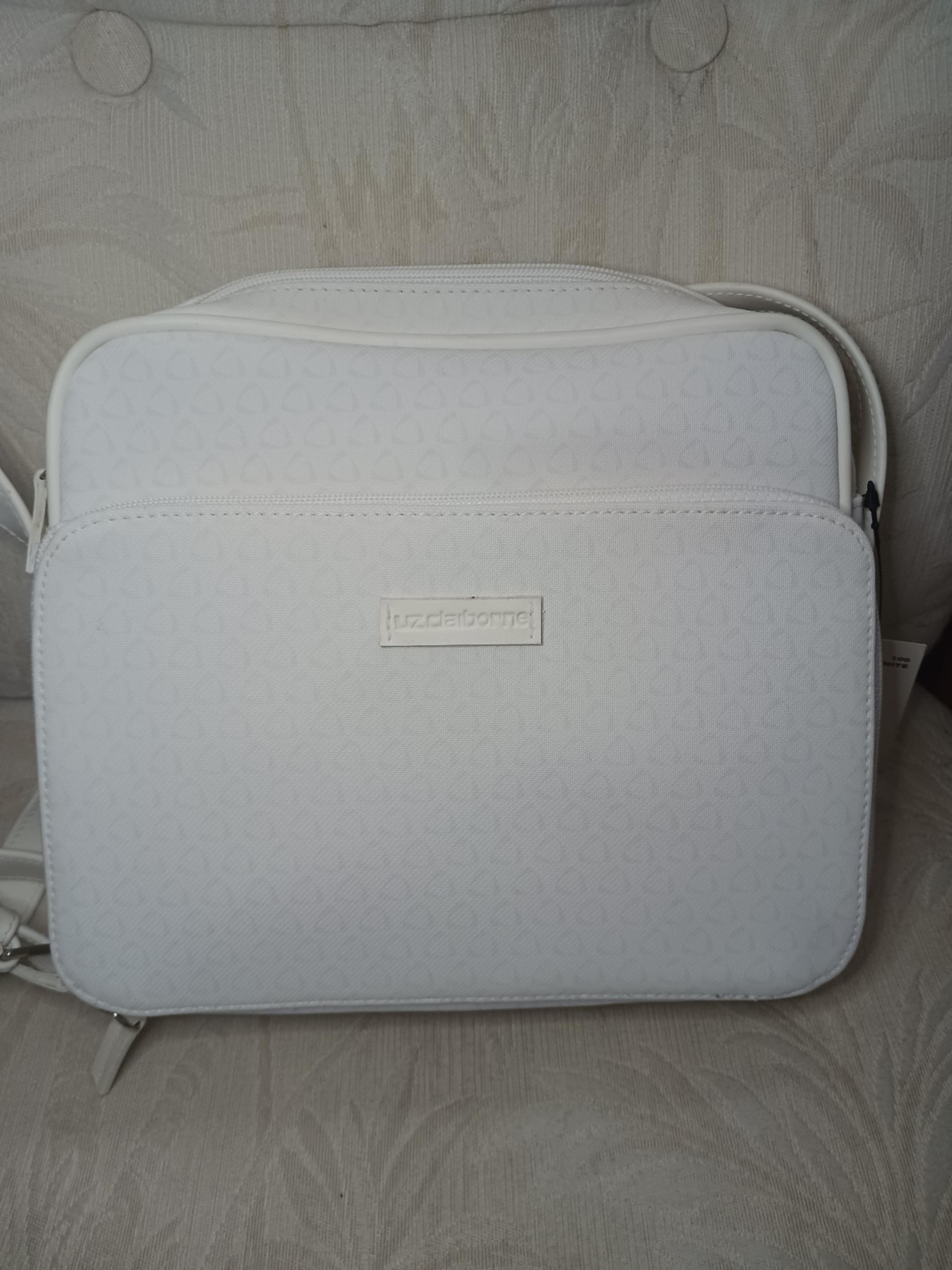 Liz Claiborne white crossbody bag