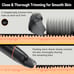 4 in 1 Groin & Body Hair Trimmer for Men, Waterproof Ball Hair Trimmer, Electric