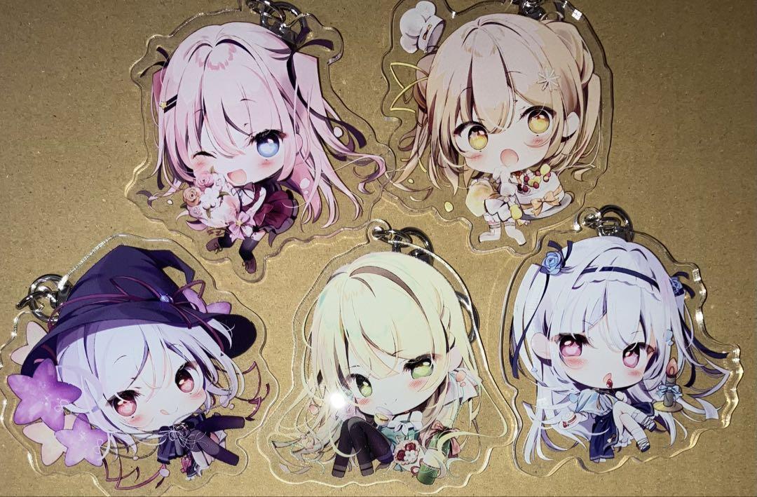 C105 Tottemori Paper Magician Acrylic Keychain - Uguisu Kagura