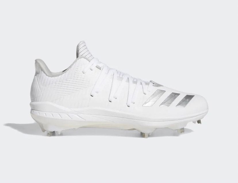 Adidas Afterburner 6 Cleats White/Silver