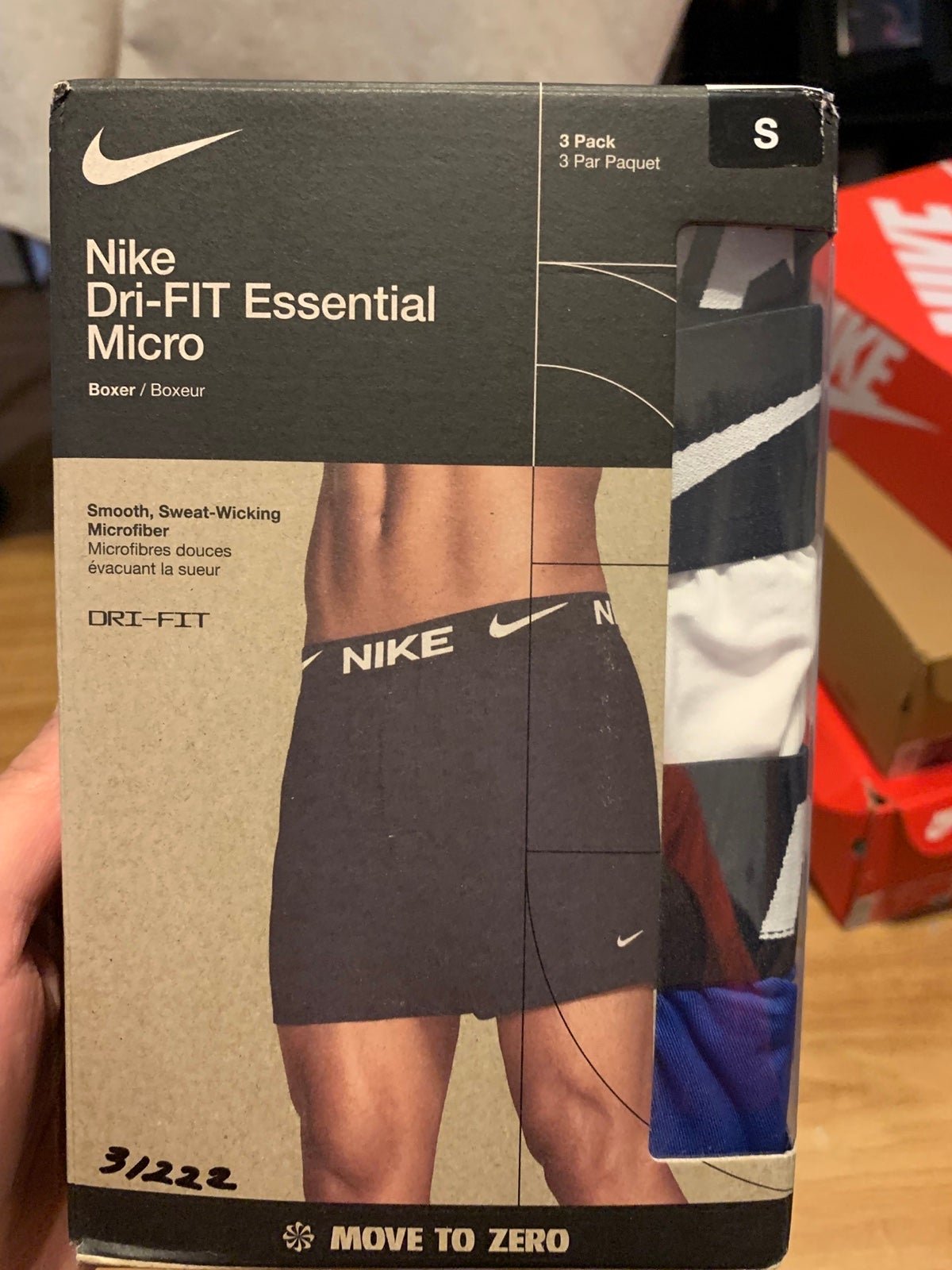 Nike dri-fit essential micro boxer