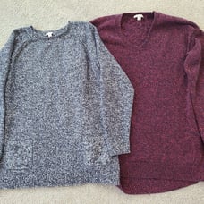 2 Gap Maternity cotton sweaters