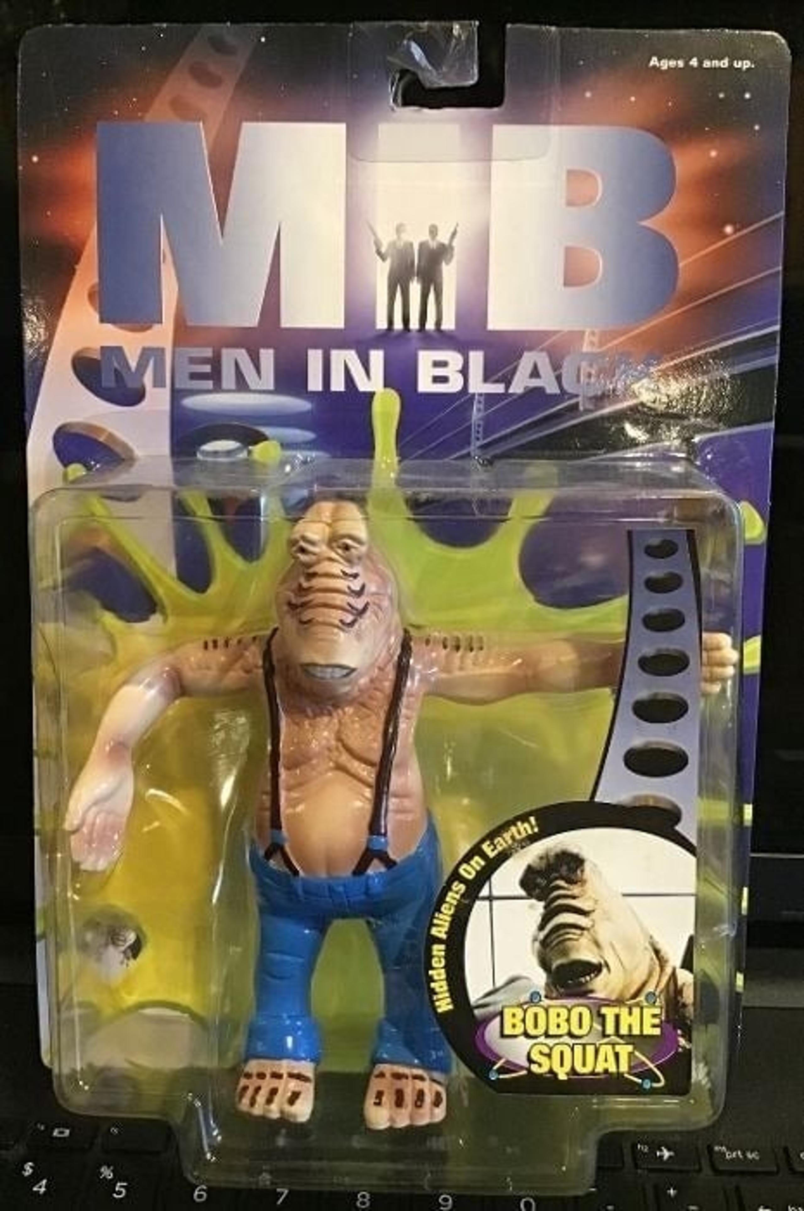 1997 Galoob Men in Black MIB Bobo the Squat Action Figure