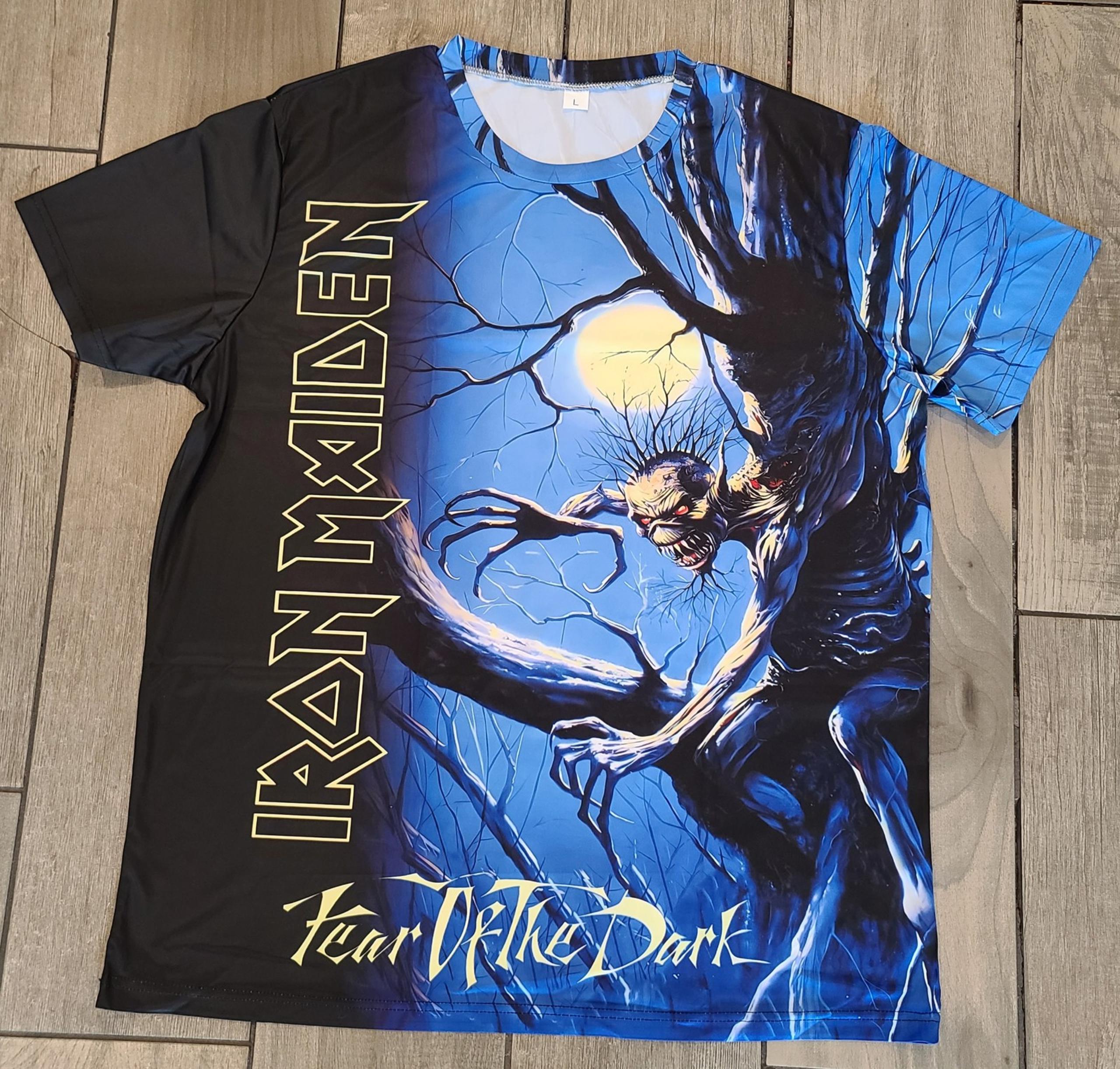 Vintage print 1992- Iron Maiden "Fear of the Dark" T-shirt size Large