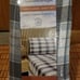 Flannel From Portugal 100 % cotton flannel sheets red plaid TWIN new, grey