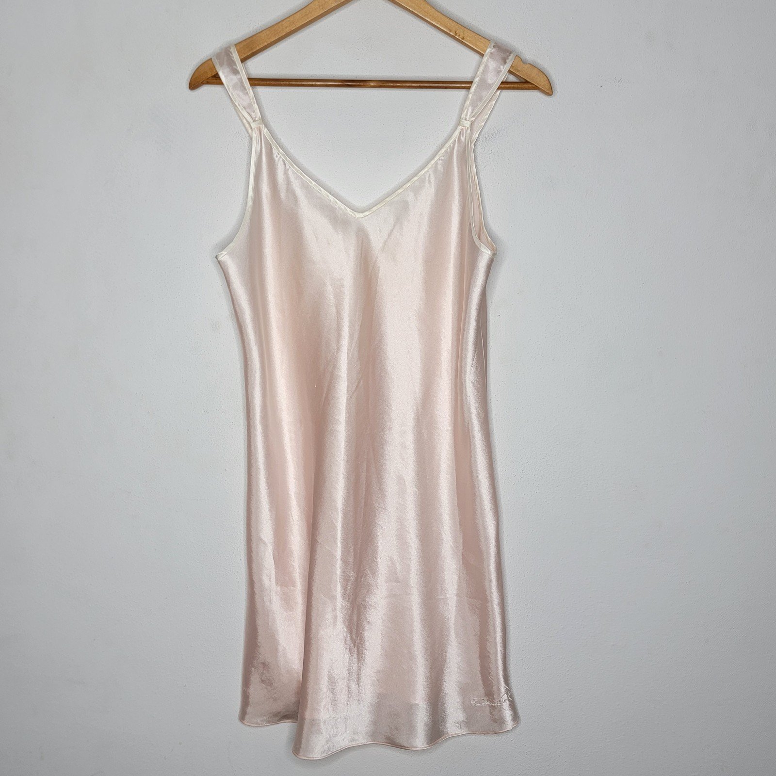 Oscar De La Renta Pink Label Women's Tank Top Night Dress Pink Medium M