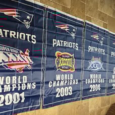 New England Patriots Championship 3x5’ Flag Banner - set of 6