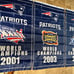 New England Patriots Championship 3x5’ Flag Banner - set of 6