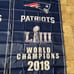 New England Patriots Championship 3x5’ Flag Banner - set of 6