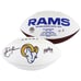 Eric Dickerson Signed Rams Logo Football Inscribed HOF 99 (Beckett)