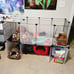 20 Panels Small Animal Playpen, Pet Playpen with Waterproof Mat, C&C Cage