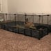 20 Panels Small Animal Playpen, Pet Playpen with Waterproof Mat, C&C Cage