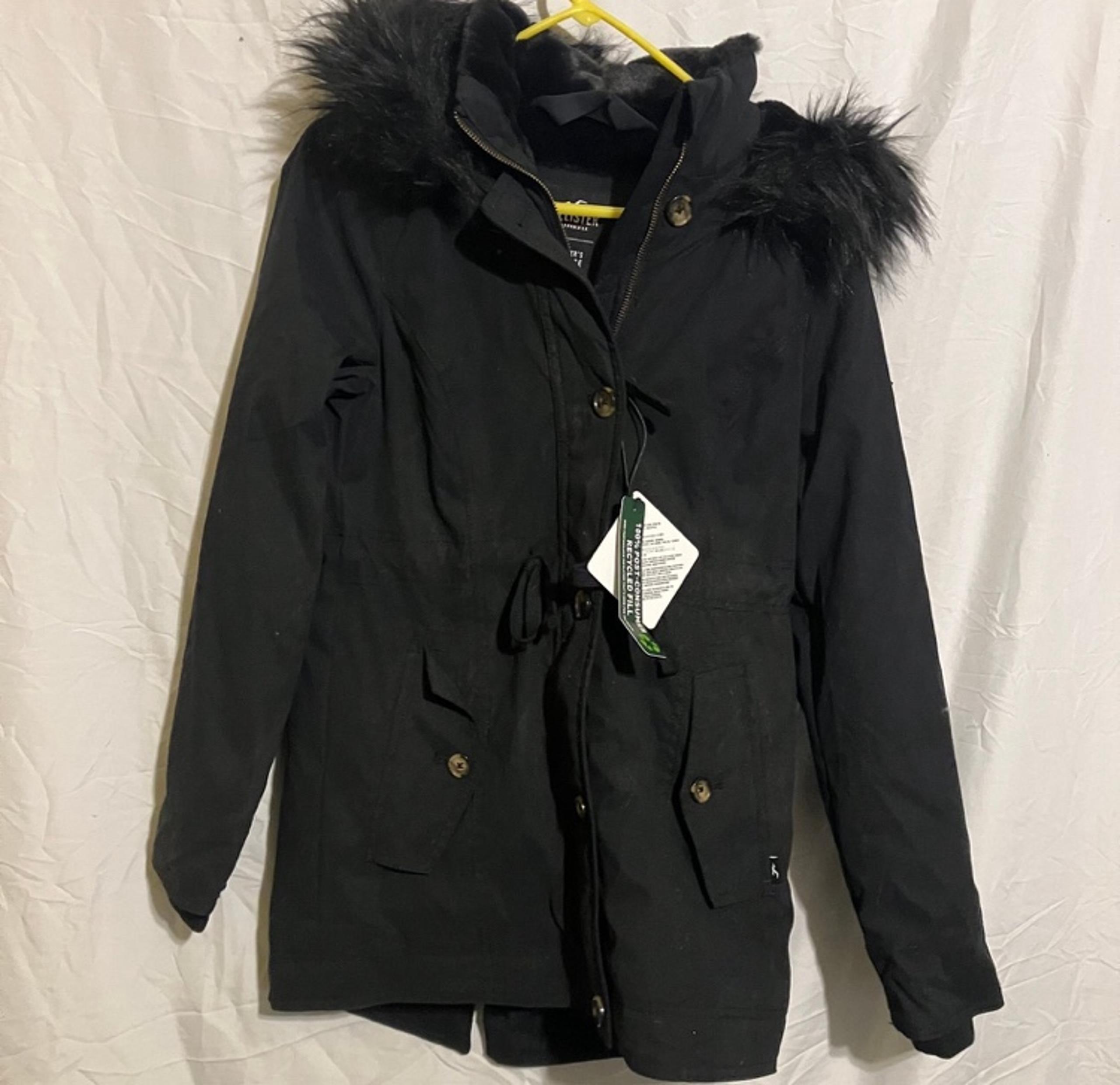 NWT Hollister Faux Fur Cozy Parka size xsmall