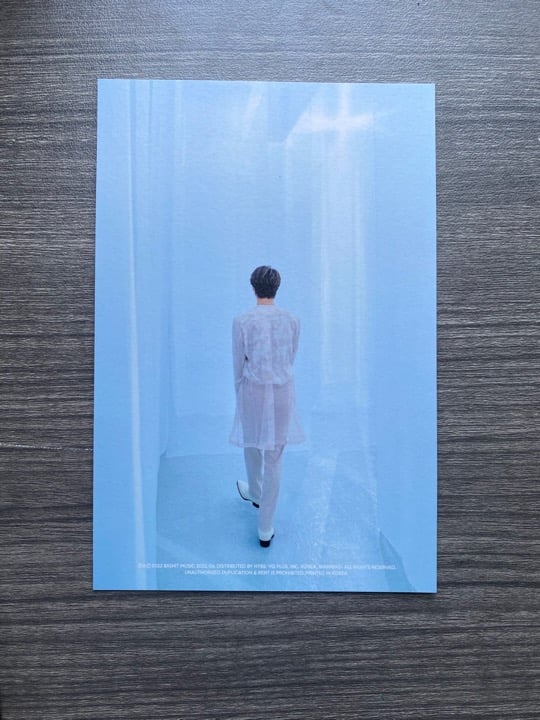 BTS Proof JIN Photo Card Standard Compact Edition Japan