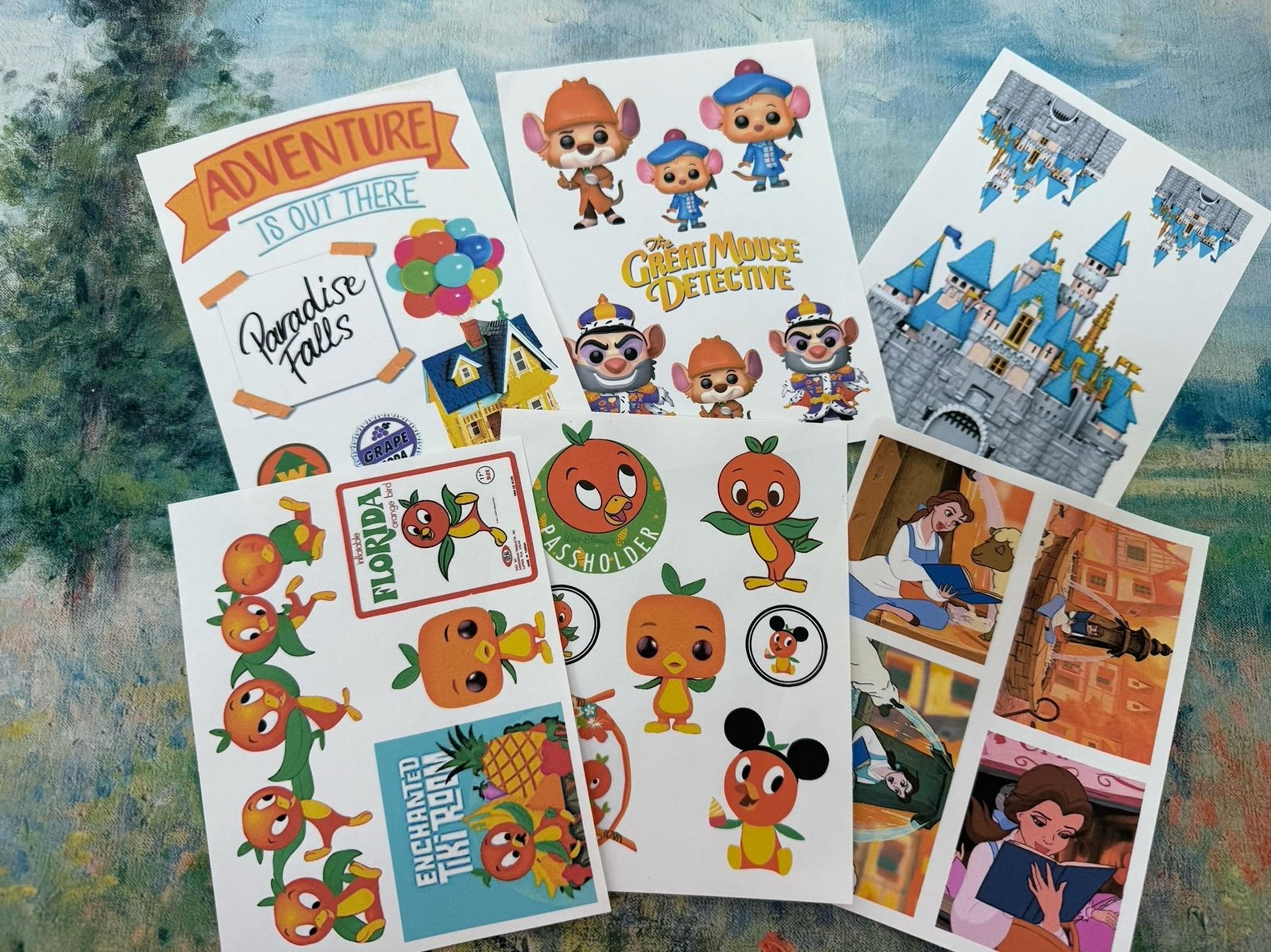Disney stickers matte