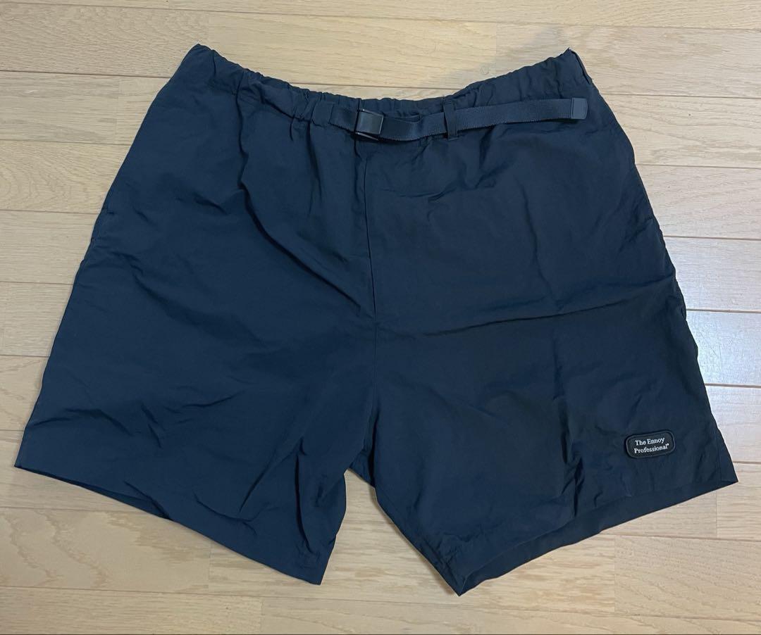 工場直売 ennoy NYLON EASY SHORTS BLACK XL (ennoy) Casual shorts パンツ