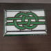 Vintage Art Deco Stained Glass Infinity Celtic Knot Decorative Trinket Box